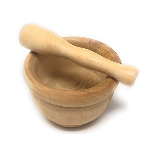 MORTERO MADERA C/MANO 10CMS RUIBAL